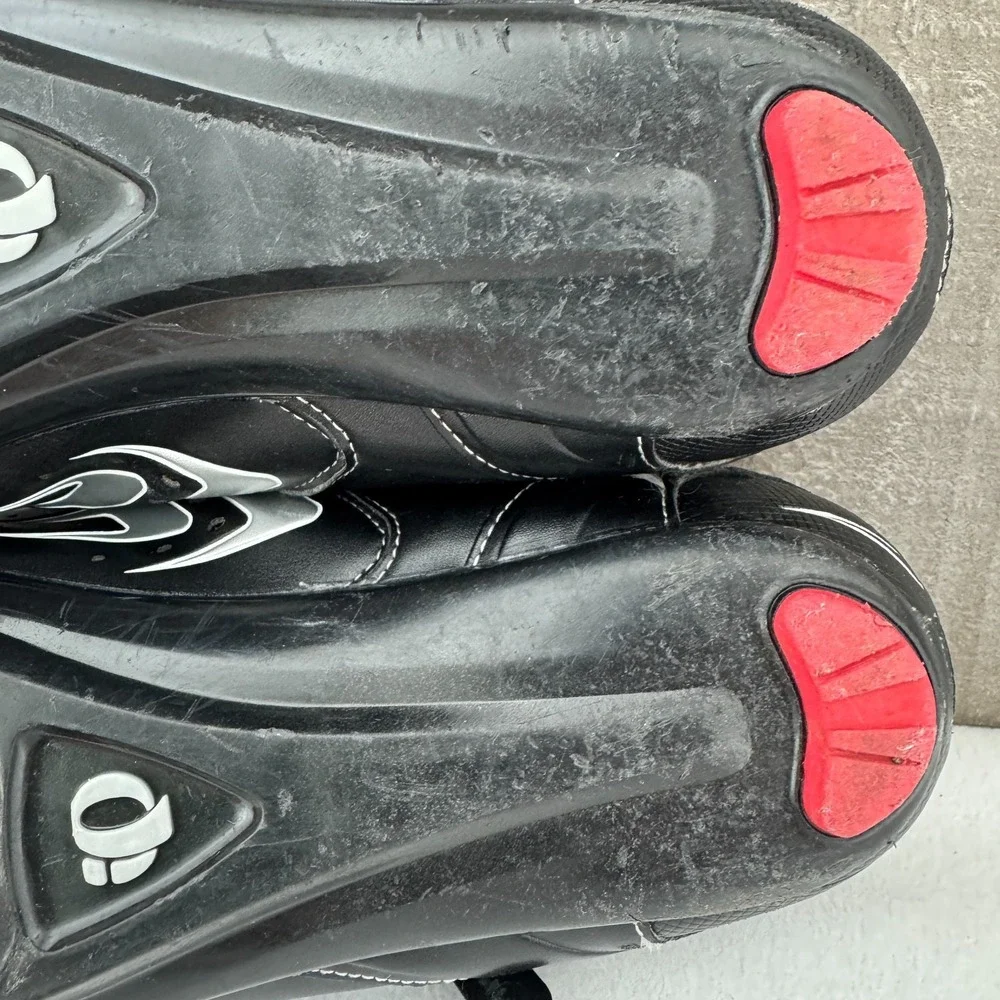Pearl Izumi Race RD Road Cycling Shoes Mens EU 47 US 13 Black Red‎ 3-Bolt